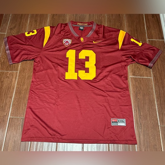 Caleb Williams USC Trojans Cardinal Jersey Size S-L - Picture 6 of 9